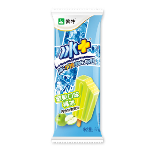 冰+苹果口味棒冰