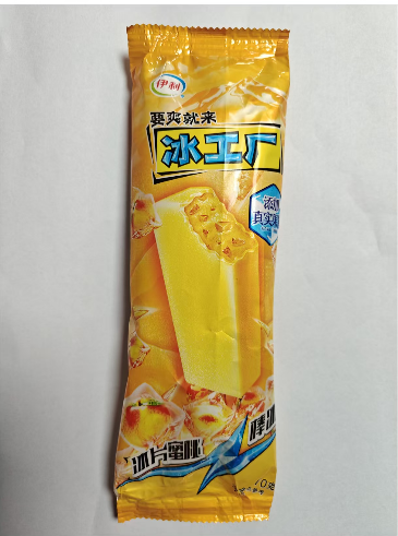 伊利-冰工厂冰片蜜桃棒冰